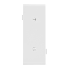 Eaton Sectional wallplate, Center piece, Ivory, Blank Cutout, Polycarbonate, Single- gang, Mid-size