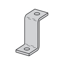 B110GRN Z-Support, 3 Holes, 3-1/2 in W, For Use With B11 Series Channel, Strip Steel