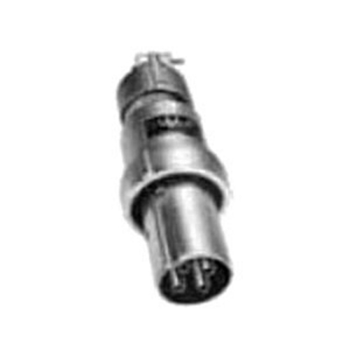 Powertite; Grounding Style 1 Shell Only Reverse Service Clamp Ring Plug; 100 Amp, 600 Volt AC at 50 - 400 Hz/250 Volt DC, 4-Pole, 4-Wire, 3 Phase, Pressure Wire Terminal