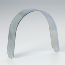 B2417-4ZN Pipe Guide, For Use With 4 in Pipe, 14 ga Low Carbon Steel