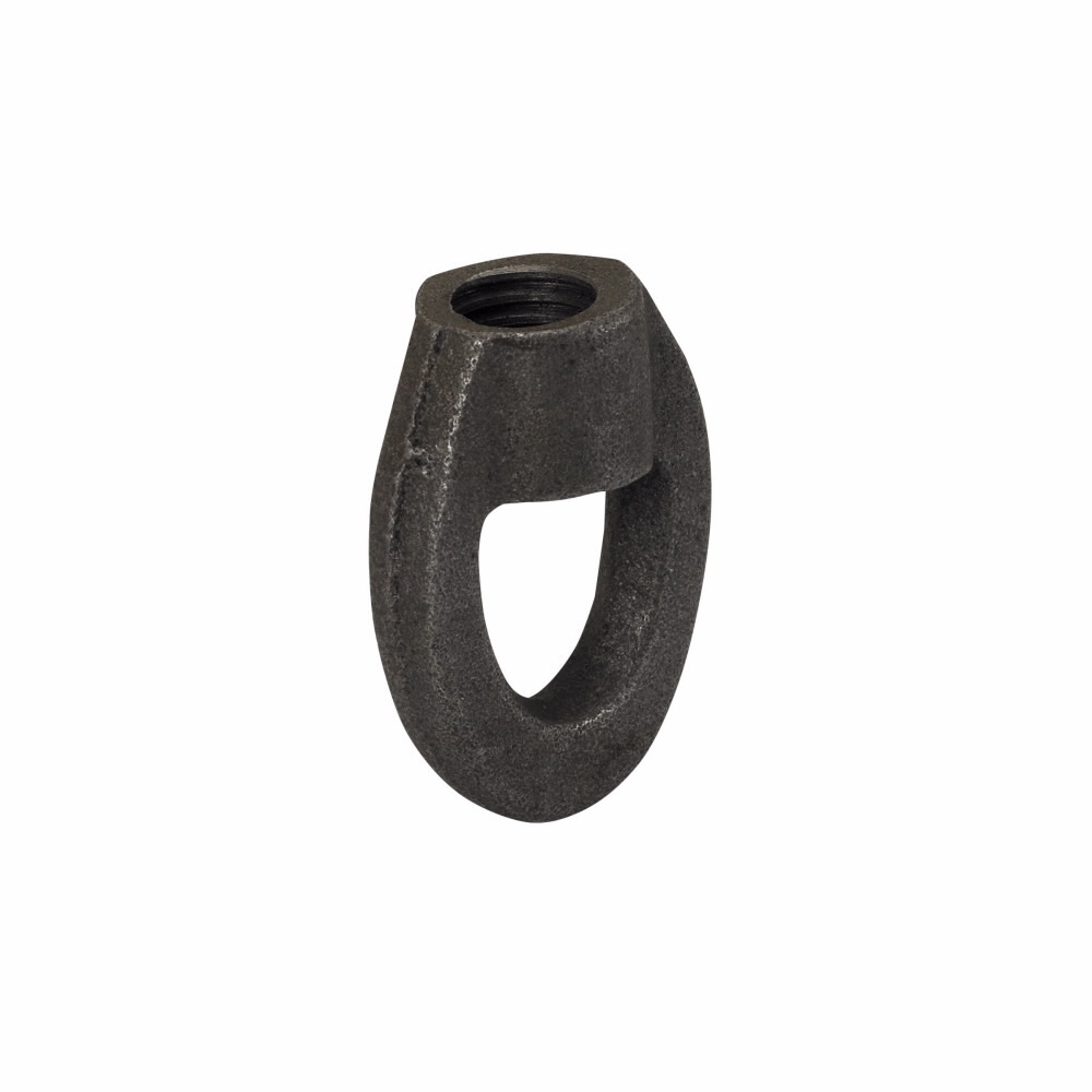 B3222-3/8ZN Eye Socket, 3/8-16 Rod, 730 lb Load, Malleable Iron, Zinc Plated