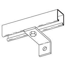 B360GRN Corner Angle, 2 Holes, 1-7/8 in L x 1/4 in THK, Steel