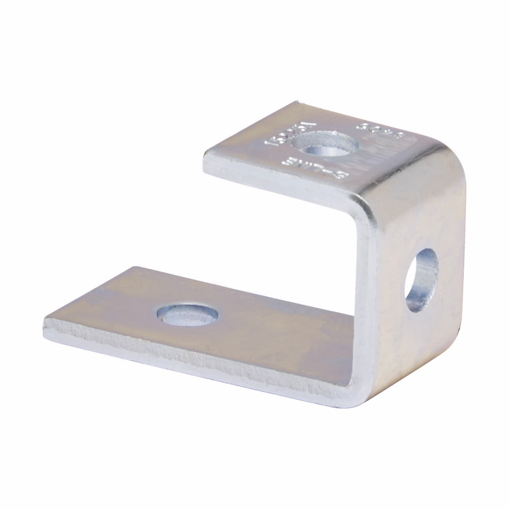 B405ZN Suspension Clevis, 3 Holes, 3-7/16 in W, Strip Steel