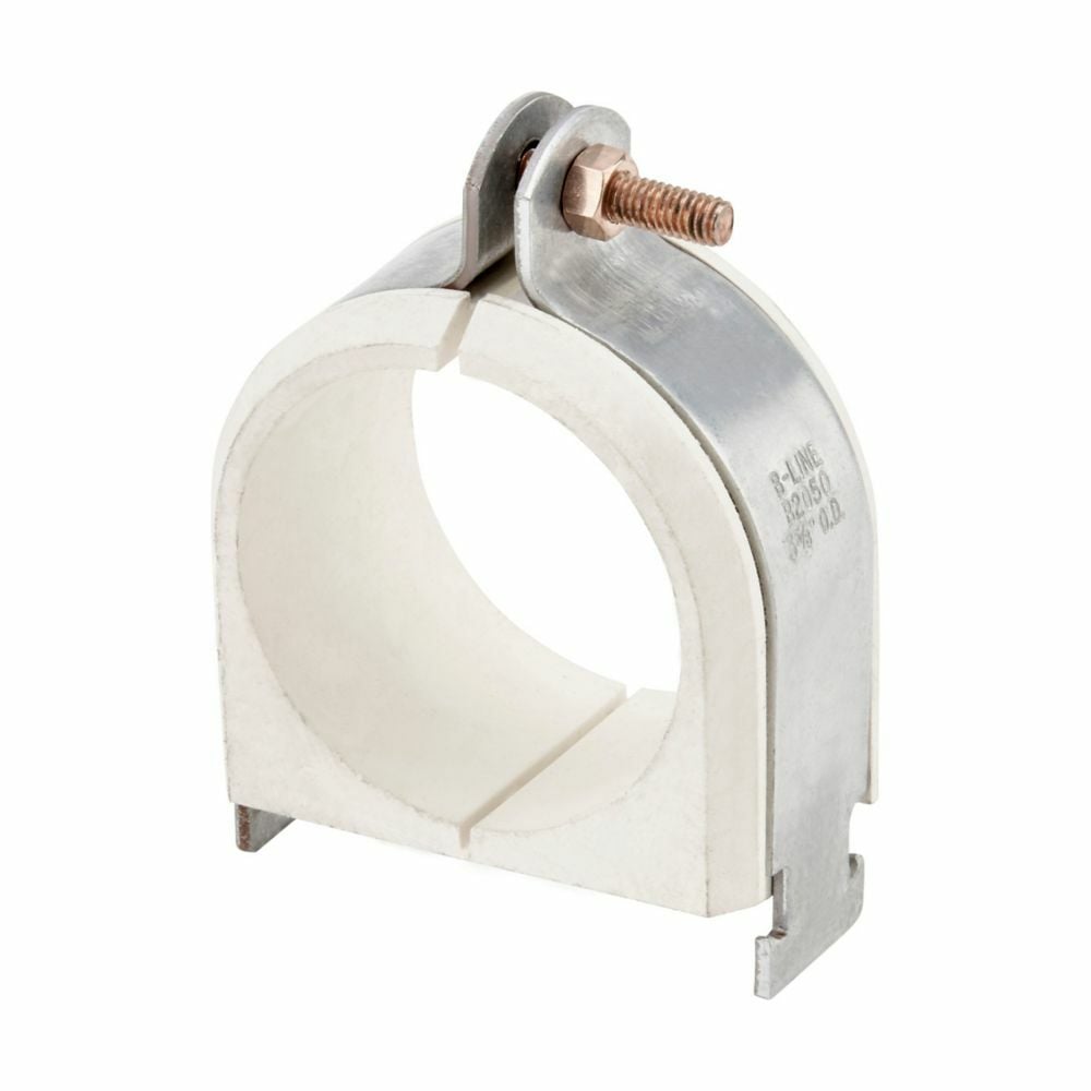 B4083ZN Insulclamp 2-Piece Cable Clamp, 3-1/4 in Conduit, 3-1/4 in OD, Thermoplastic Elastomer