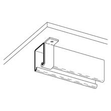 B410-12GRN B140 Hanger Bracket, 1 Holes, 2-7/16 in L x 13/16 in W x 1/4 in THK, Strip Steel
