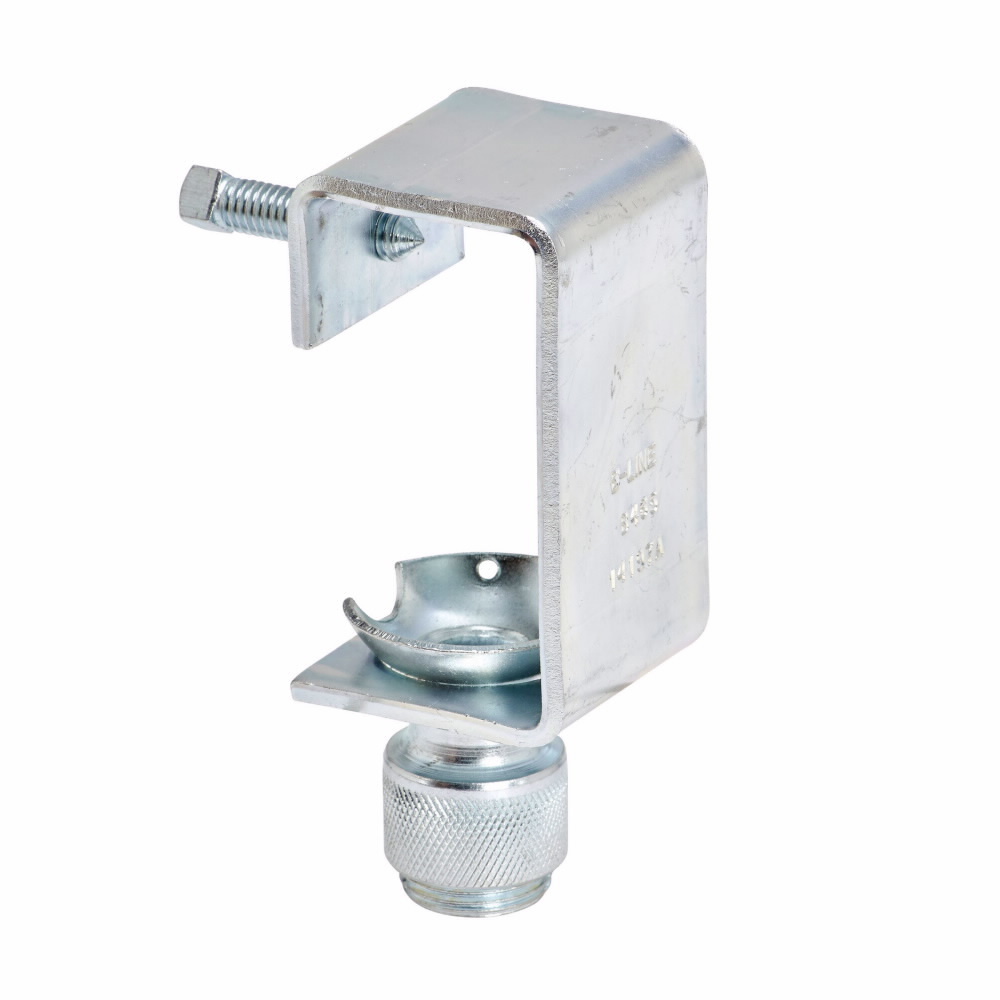 B465ZN 1-Piece HID Fixture Hanger, 250 lb Load, Low Carbon Steel, Zinc Plated