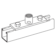 B587-1/2ZN B587 Pipe Coupling Fitting, For Use With 1/2 in Pipe, Strut and BF Fittings, 1000 lb Design Load, Steel