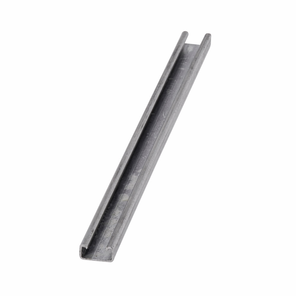 B72-120GLV Mini Solid Strut Channel, 10 ft x 13/32 inch x 13/16 inch, Pre-galvanized Steel, 18 Gauge