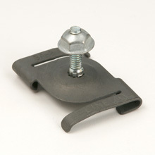 BA-2-16-7-W Twist Fastener, 15/16 in, For Use With Acoustical Tee Fastener, T-Bars Electrical Fixture, 25 lb Load, Cold Rolled High Carbon Steel, White