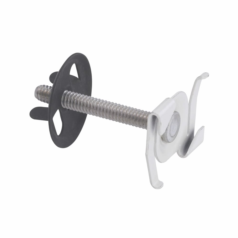 BA-4-16 Twist Fastener, 15/16 in, For Use With Acoustical Tee Fastener, T-Bars Electrical Fixture, 50 lb Load, Cold Rolled High Carbon Steel, White Acrylic