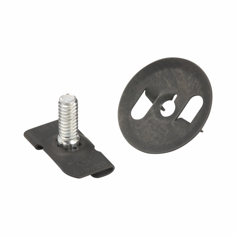 BA-4-9 Twist Fastener, 9/16 in, For Use With Acoustical Tee Fastener, T-Bars Electrical Fixture, 40 lb Load, Cold Rolled High Carbon Steel, White