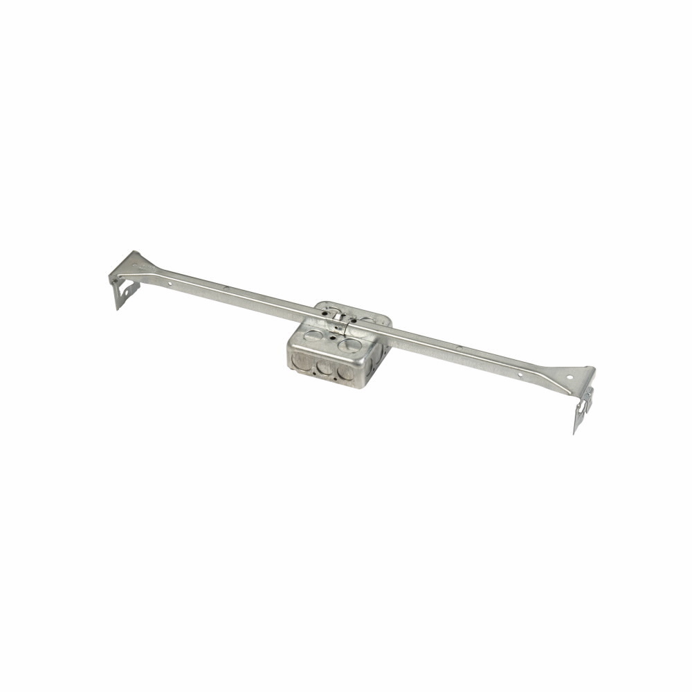 BA50-SB24 Electrical Box T-Bar Fastener, For Use With General Ceiling Outlet, 50 lb Load, Cold Rolled High Carbon Steel, Pre-Galvanized