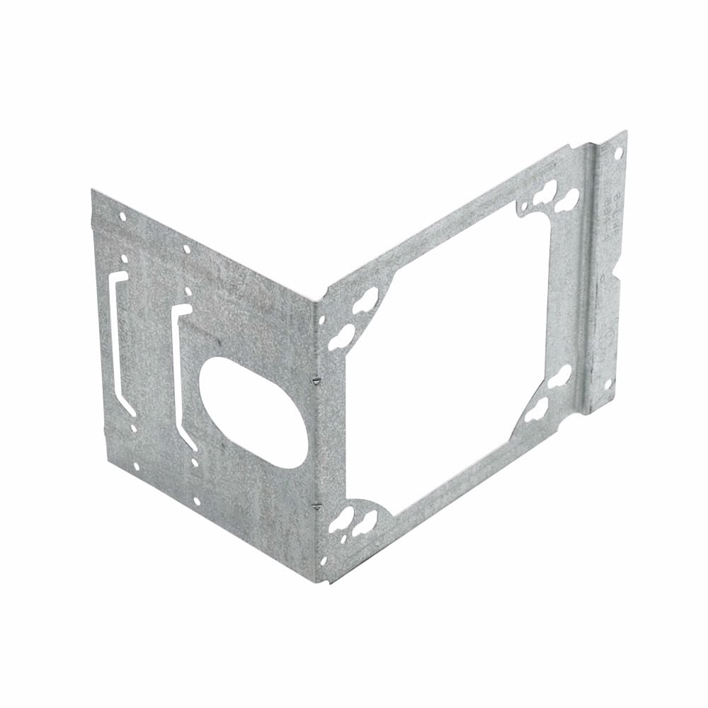 BB4-4 Box Support Bracket, 4 x 4-11/16 in Box, Fastened Mount, Steel, Pre-Galvanized