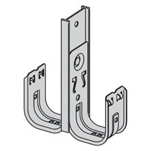 BCH32-1D 2-Sided Cable Hook, 2 in, 30 lb Load, For Use With Metal Studs, Steel Beams, Acoustical Tee, Drywall, Purlins and Channel, Steel