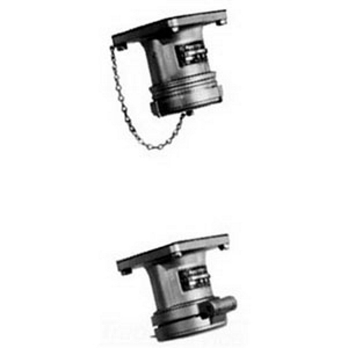3-Pole Pin & Sleeve Receptacle, 600 VAC, 250 VDC, 3-Wire, 6 - 4 AWG