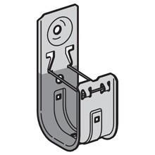 BCH32X Low Friction X-Hook Cable Hook With 3/8 in Clearance Hole, 2 in, 30 lb Load, Steel
