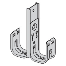 BCH64-1D 2-Sided Open/Closed Cable Hook, 4 in, 30 lb Load, Steel
