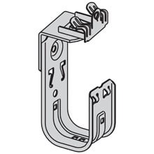 BCH64-U-9-12 J-Hook, 4 in, 30 lb Load, For Use With Commdata Fasteners and Cable Hooks, Beam Mount, Steel