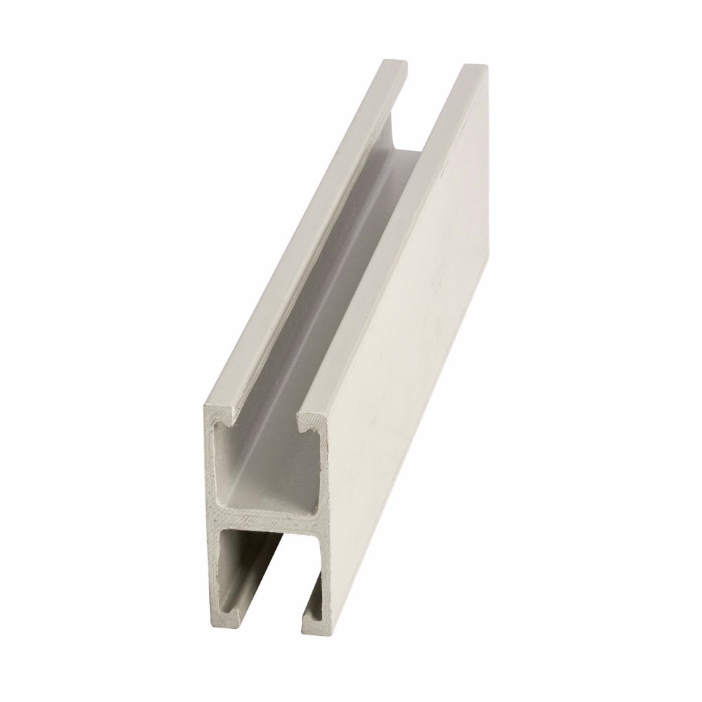 BFP22A-120 Back to Back Solid Single Strut Channel, 120 in L 1-5/8 in W 3-1/4 in D 1/4 in THK, Polyester Resin, Fiberglass