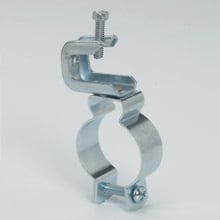 BL1400-C442 Beam Fastener, 1/2 in Conduit, 1/8 to 5/8 in THK Flange, 100 lb Load, Steel, Zinc Plated