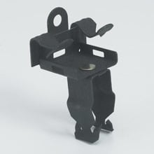 BP-16-U-9-12 Push Style Conduit to Beam Fastener, 1 in, 3/4 in Conduit, 9/16 to 3/4 in THK Flange, 25 lb Load, High Carbon Steel, Zinc Phosphate