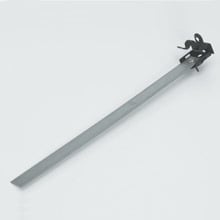 BU-9-12-S-AS Beam Fastener With Anchor Straps, 1/4-20 x 3/8 in Stud, 9/16 to 3/4 in THK, 75 lb Load