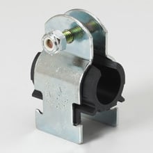 BVP025YZN Vibra-Clamp 2-Piece Pipe Clamp, 1/4 in Conduit, 400/50 lb Load, 0.54 in OD, Steel