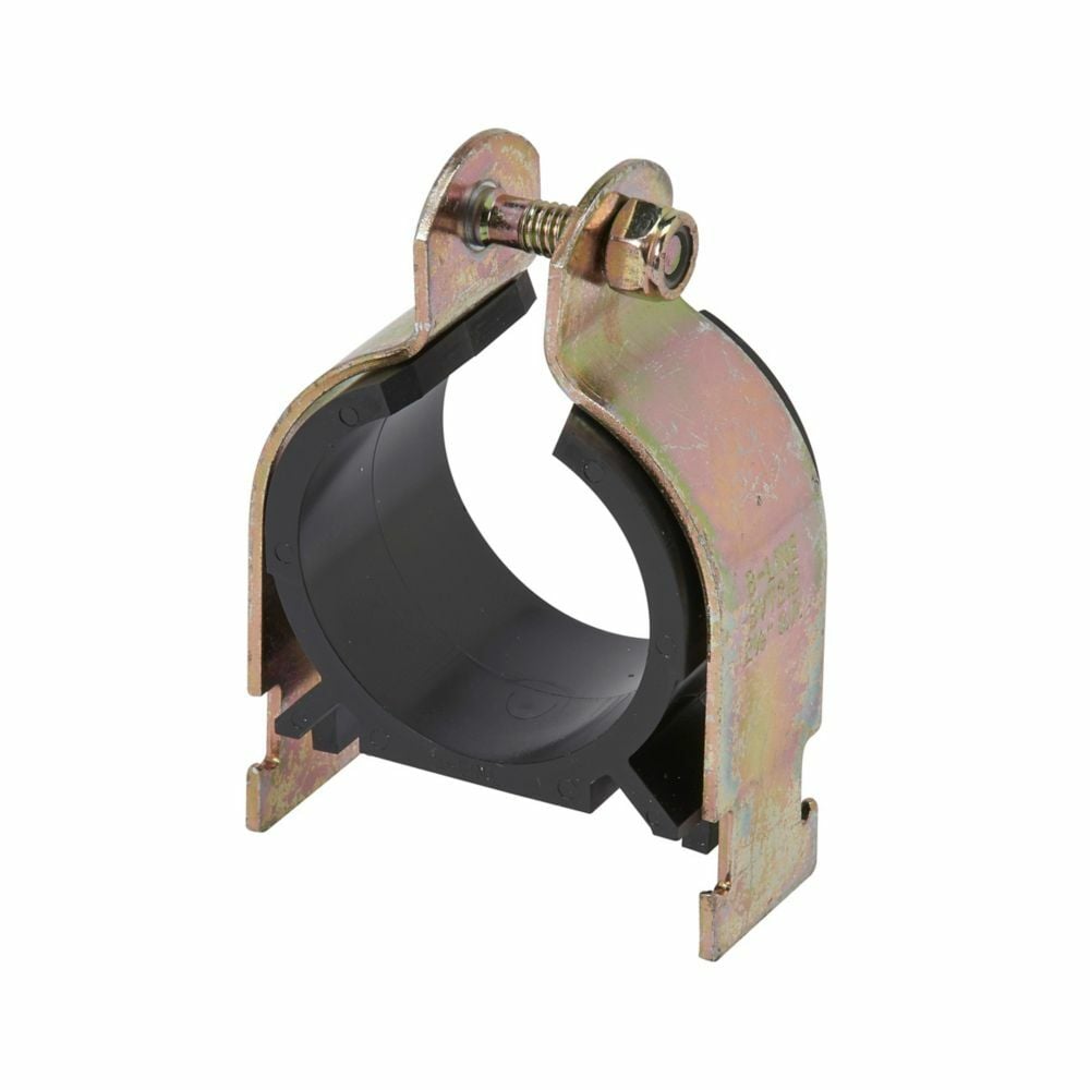 BVT150YZN Vibra-Clamp 2-Piece Pipe Clamp, 600/75 lb Load, 1-1/2 in OD, Low Carbon Steel