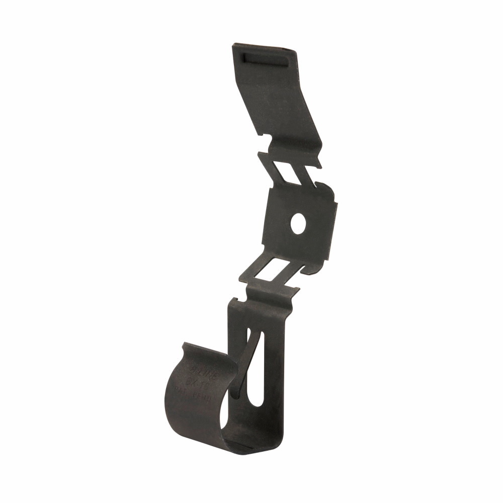 BX-18 Flex-Rite BX Series Cable/Conduit to Wire Fastener, For Use With MC/AC, 3/8 in FMC and 1/2 in EMT Conduit, 30 lb Load, 0.706 to 1.38 in OD Cable, Mounts to 12 to 8 AWG and 1/4 in Plain Rod, Cold Rolled High Carbon Steel