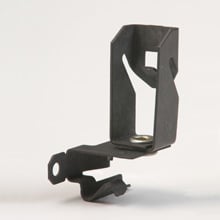 BX4-F13 Flexible 360 deg Cable to Z Purlin Flange Hanger, 3/8 in, 3/32 in Rod, Cold Rolled High Carbon Steel
