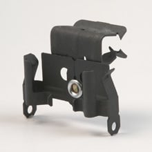BX4M-E-9-12 Flexible Conduit Clip, 14 to 10 AWG Cable, 9/16 to 3/4 in Flange, Cold Rolled Carbon Steel