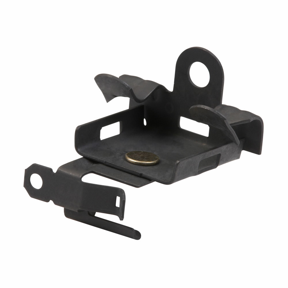 BX4-U-2-4 Flexible Cable to Beam Fastener, 14 to 10 AWG Cable, 1/8 to 1/4 in Flange, High Carbon Steel