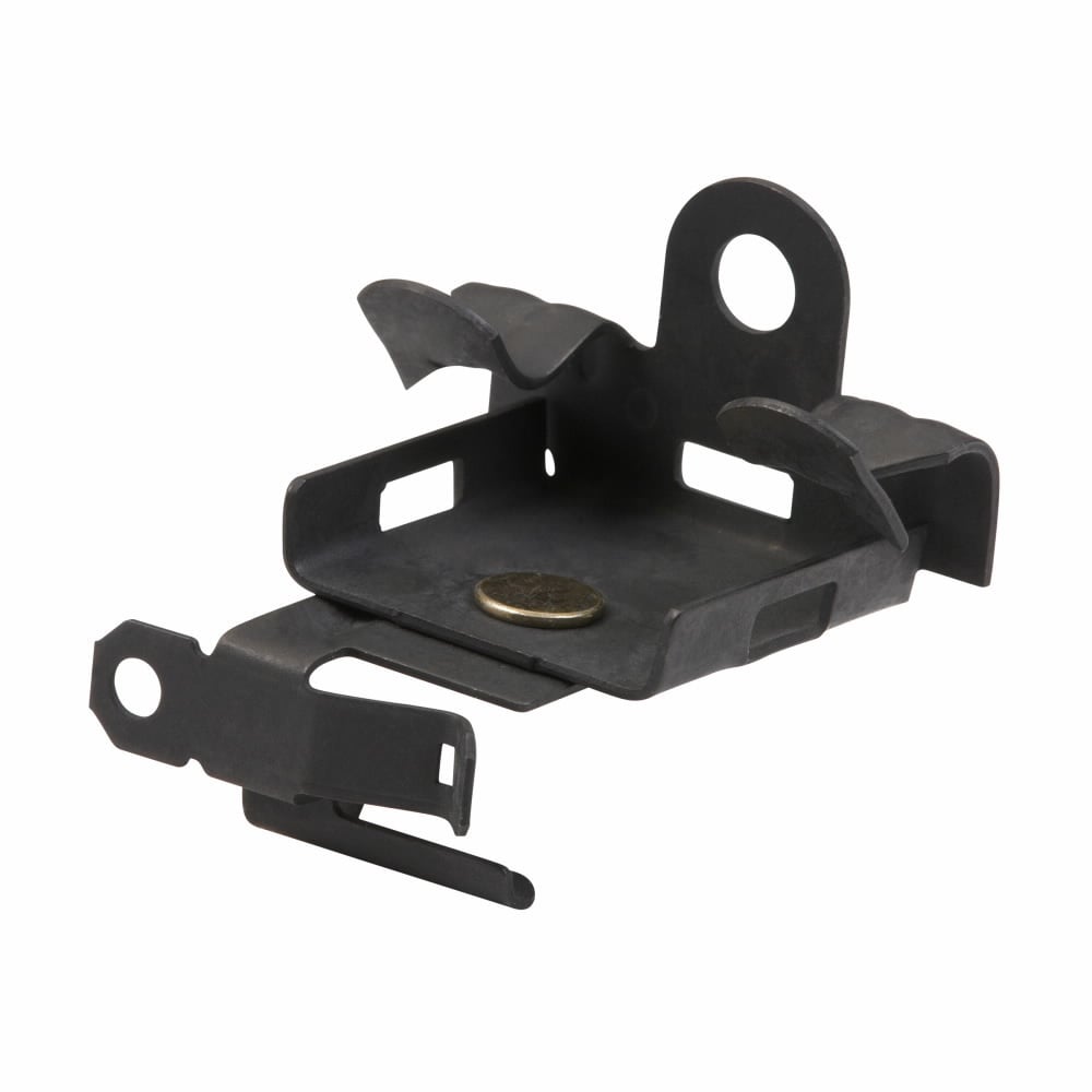 BX4-U-5-8 Flexible Cable to Beam Fastener, 14 to 10 AWG Cable, 5/16 to 1/2 in Flange, High Carbon Steel