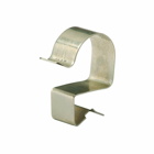 Eaton B-Line series cable support fasteners, Conduit and cable, Flange, 1" Height, 1" Length, 1" Width, 0.017lbs, Flexible conduit/cable fasteners, .31" Min, .5" Max mount size, .5" Min, 0.718" Max cable diameter, Zinc plated