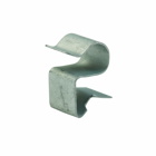 Eaton B-Line series cable support fasteners, Conduit and cable, Flange, 1" Height, 1" Length, 1" Width, 0.02lbs, Flexible conduit/cable fasteners, .13" Min, .25" Max mount size, .968" Min, 1.25" Max cable diameter, Zinc plated