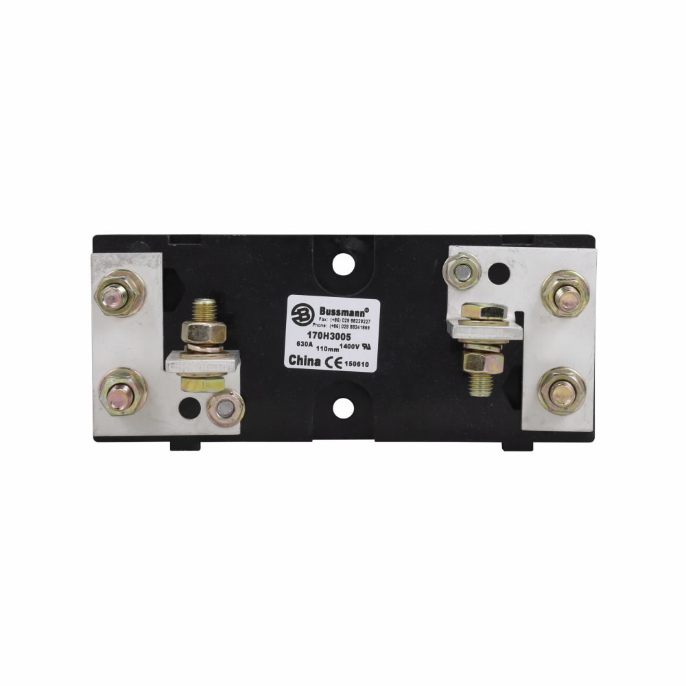170H3005 Fixed Center Fuse Block, 690/700 V, 630 A, 1 Pole