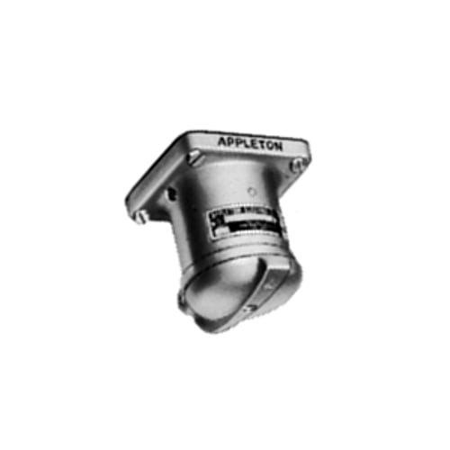 AE1031 Raintight Spring Door Weatherproof Pin and Sleeve Receptacle, 600 V AC/250 V DC, 100 A, 3 Poles, 3 Wires