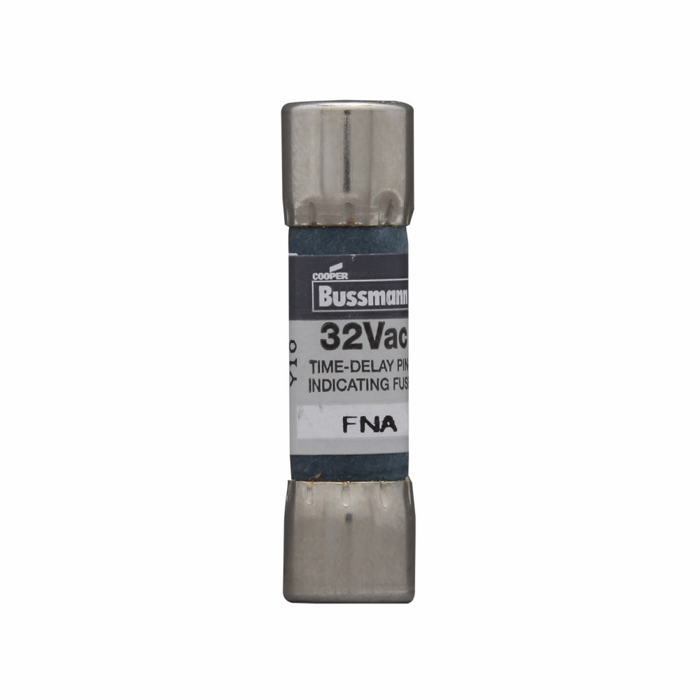 FNA-30 Pin Indicating Time Delay Midget Fuse, 30 A, 32 V AC, 1 kA Interrupt, Class: Supplemental, Cartridge Body