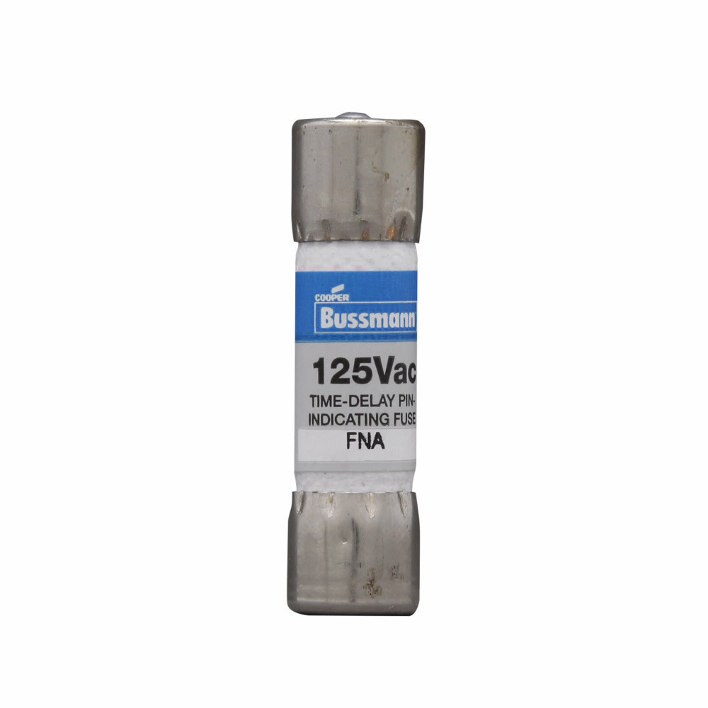 FNA-8 Pin Indicating Time Delay Midget Fuse, 8 A, 125 V AC, 10000 A Interrupt, Class: Supplemental, Cartridge Body