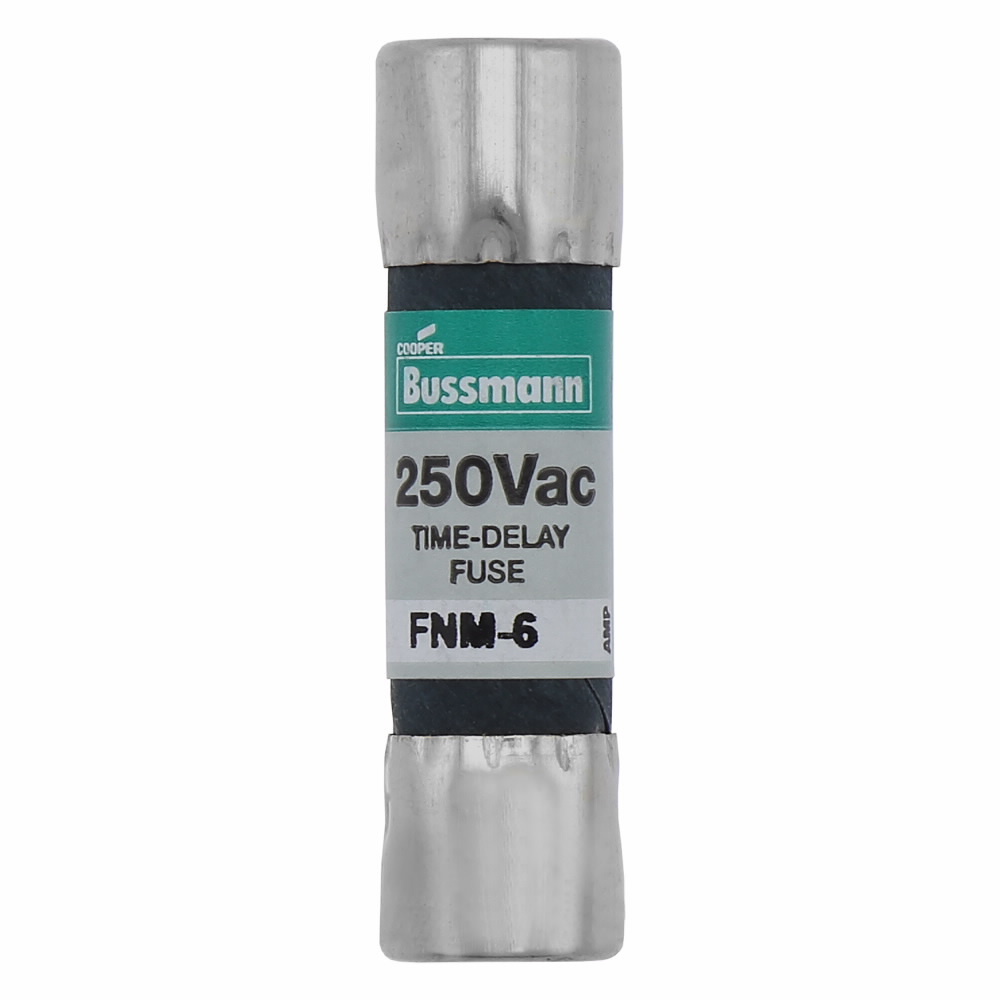 FNM-9 Fusetron  Time Delay Midget Fuse, 9 A, 250 V AC, 200 A Interrupt, Class: Supplemental, Cylindrical Body