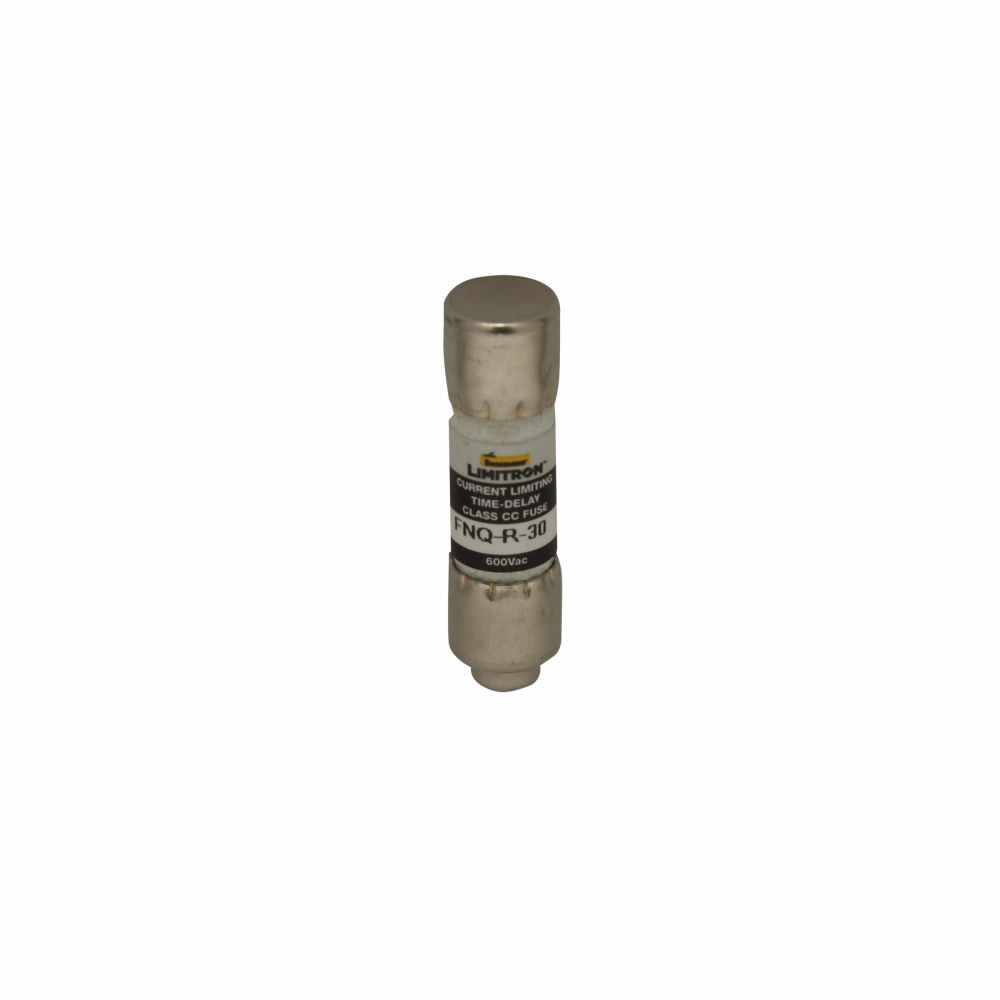 FNQ-R-25 CC-Tron Current Limiting Time Delay Fuse, 25 A, 600 V, 200 kAIC Interrupt, CC Class, Cylindrical Body