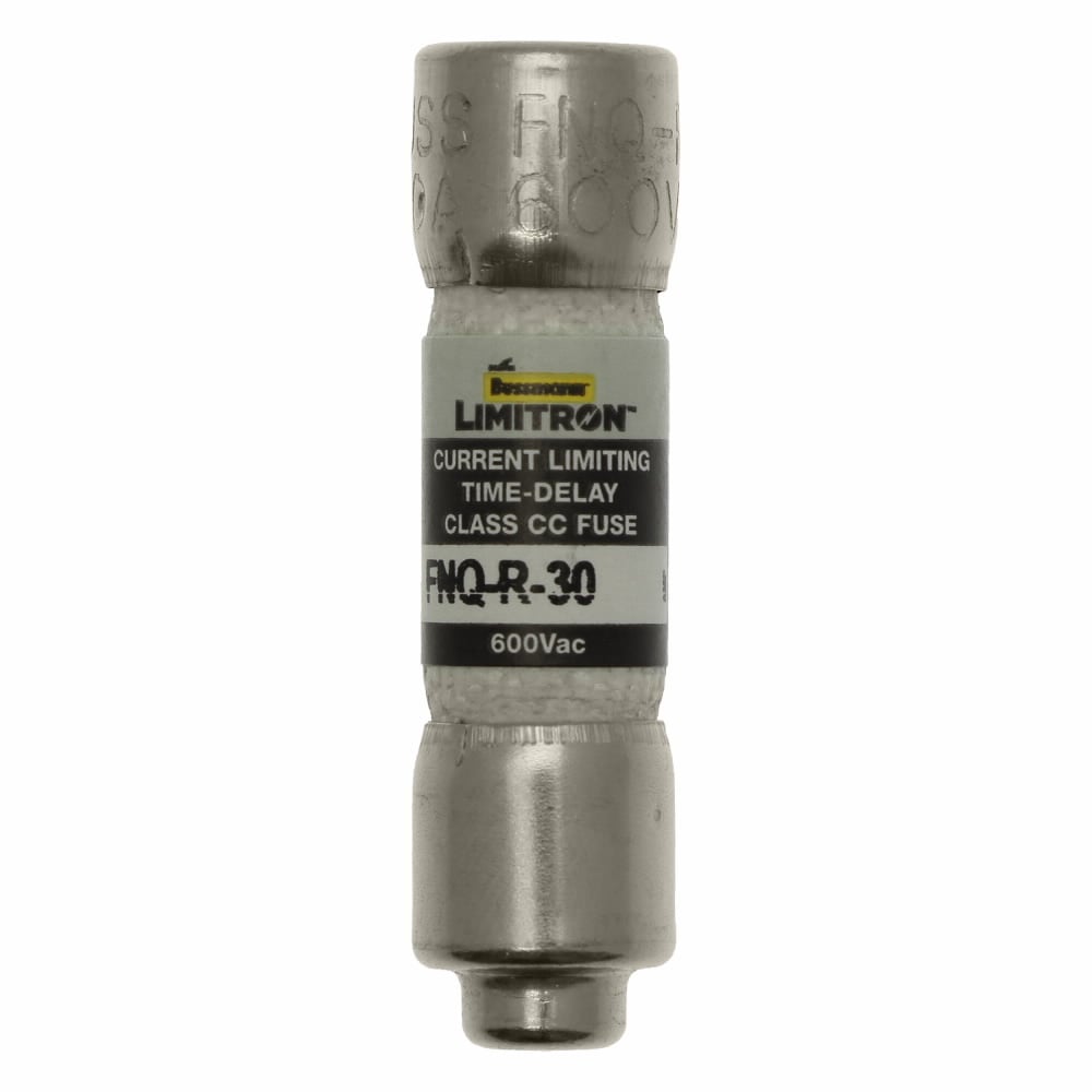 FNQ-R-3-1/2 CC-Tron Current Limiting Time Delay Fuse, 3.5 A, 600 V, 200 kAIC Interrupt, CC Class, Cylindrical Body