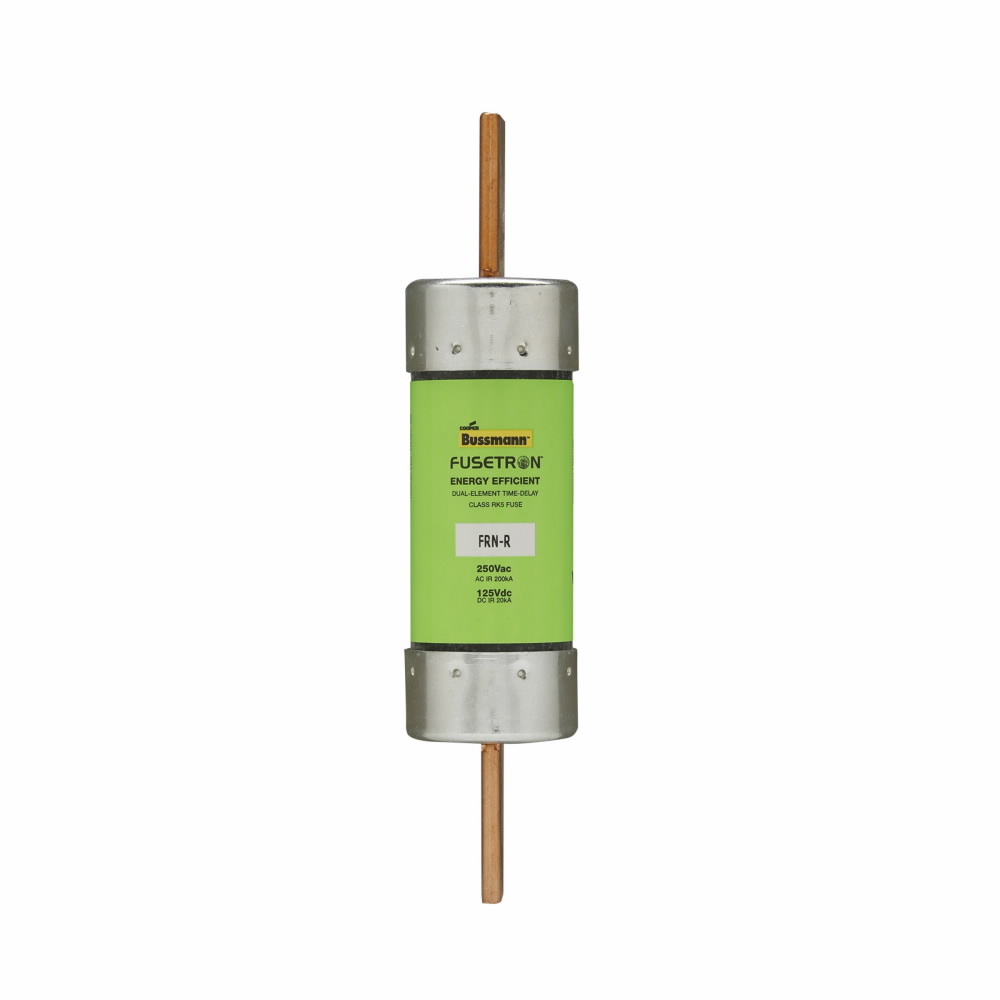 FRN-R-125 Fusetron  Current Limiting Time Delay Fuse, 125 A, 250 V AC/125 V DC, 20/200 kA Interrupt, RK5 Class, Cartridge Body