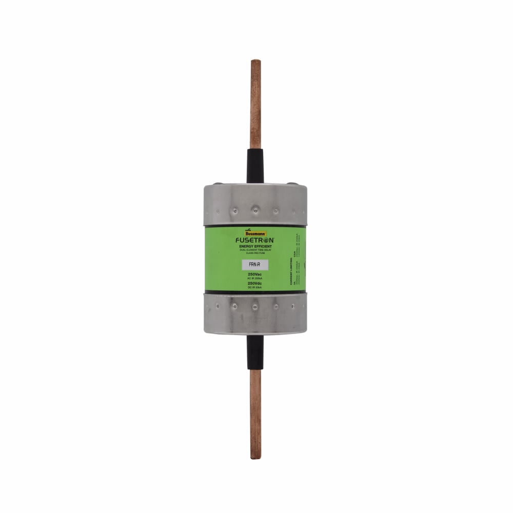 FRN-R-225 Fusetron  Current Limiting Time Delay Fuse, 225 A, 250 V AC/125 V DC, 20/200 kA Interrupt, RK5 Class, Cartridge Body