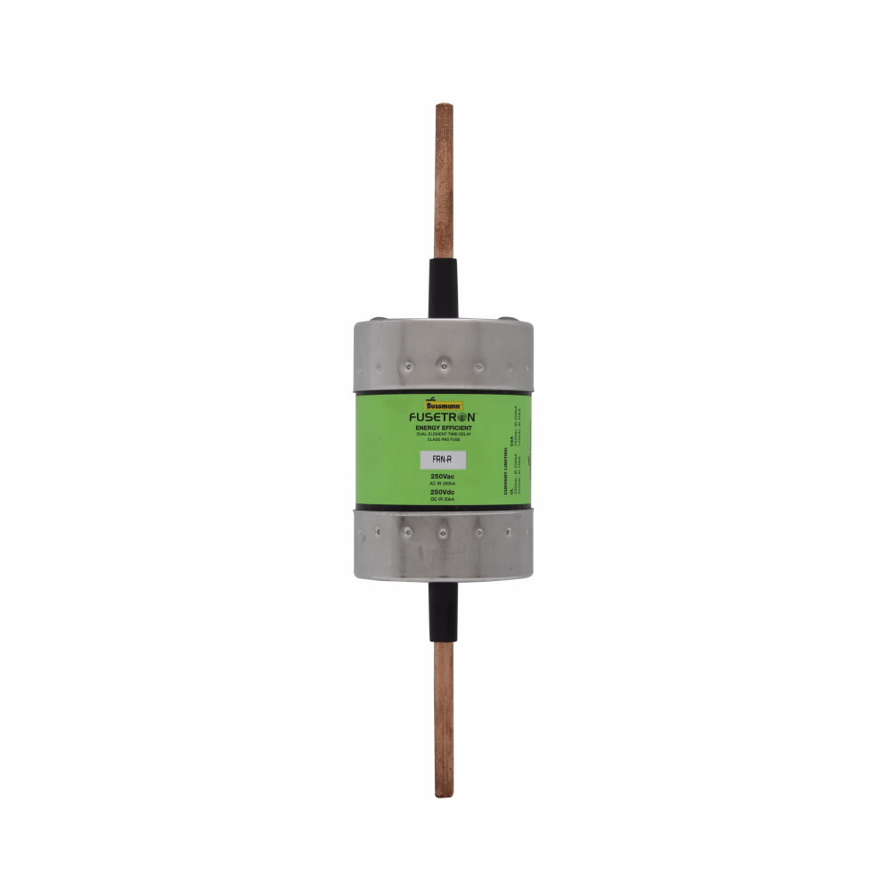 FRN-R-350 Fusetron  Current Limiting Time Delay Fuse, 350 A, 250 V AC/125 V DC, 20/200 kA Interrupt, RK5 Class, Cartridge Body