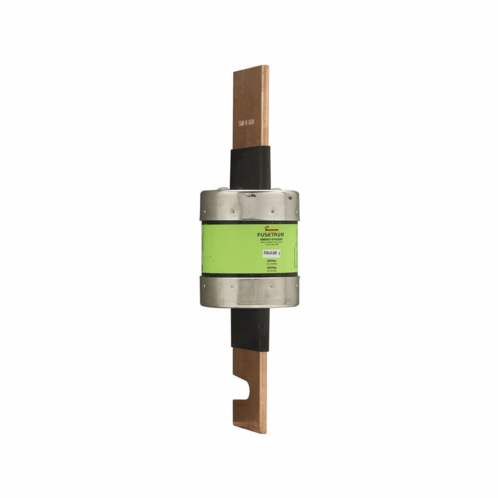 Eaton Bussmann series FRN-R fuse, 450 A, Dual, Class RK5, Non-indicating, Blade end x blade end, 10 sec at 500%, 200 kAIC at 250 V,20 kAIC at 125 Vdc, Standard, 250 V, 125 Vdc