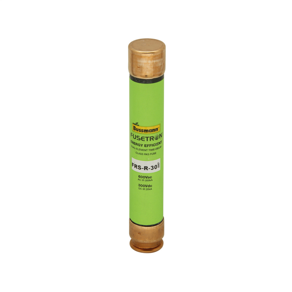FRS-R-2-8/10 Fusetron  Current Limiting Renewable Time Delay Fuse, 2.8 A, 600 V AC/300 V DC, 200 kA Interrupt, RK5 Class, Cylindrical Body