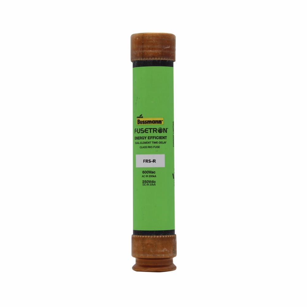 FRS-R-35 Fusetron  Current Limiting Renewable Time Delay Fuse, 35 A, 600 V AC/250 V DC, 20/200 kA Interrupt, RK5 Class, Cylindrical Body