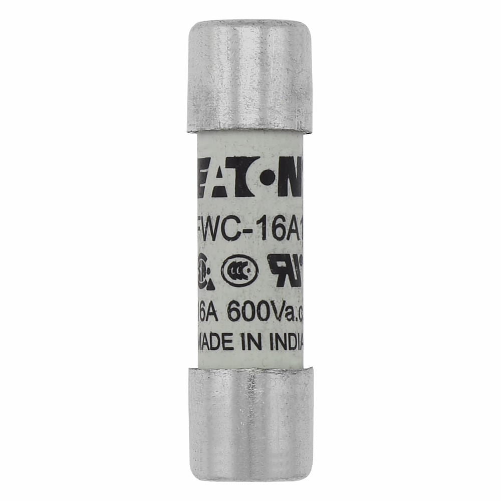 FWC-16A10F Fast Acting High Speed Fuse, 16 A, 600 V AC, 50 kA Interrupt, Class: aR, Cylindrical Body