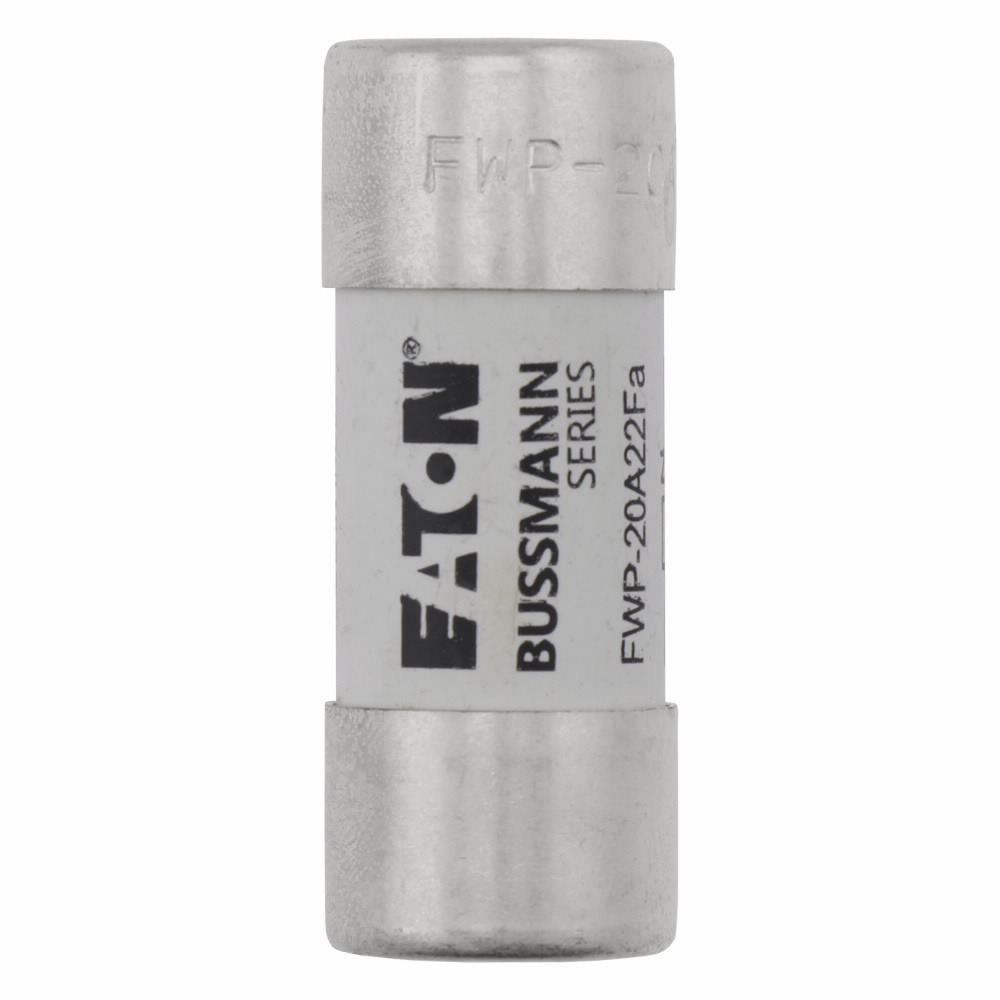 FWP-20A22F Fast Acting High Speed Fuse, 20 A, 700 V, 200 kA Interrupt, Class: aR, Cylindrical Body